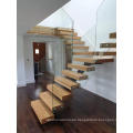 Modern European Wood Staircase Price Easy Glass Railing